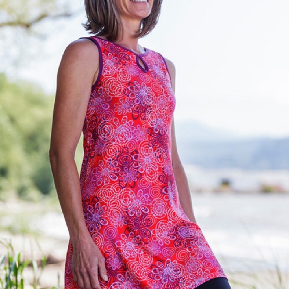 Nuu Muu Pocket Exercise Dress - Dahlia Ruu Size L